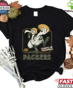 Green Bay Packers Thankful For Touchdowns Shirt
