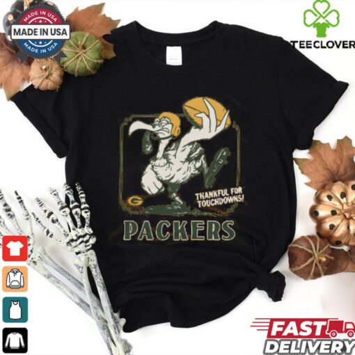 Green Bay Packers Thankful For Touchdowns Shirt