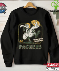 Green Bay Packers Thankful For Touchdowns Shirt