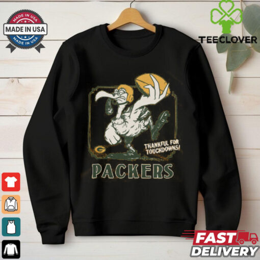 Green Bay Packers Thankful For Touchdowns Shirt