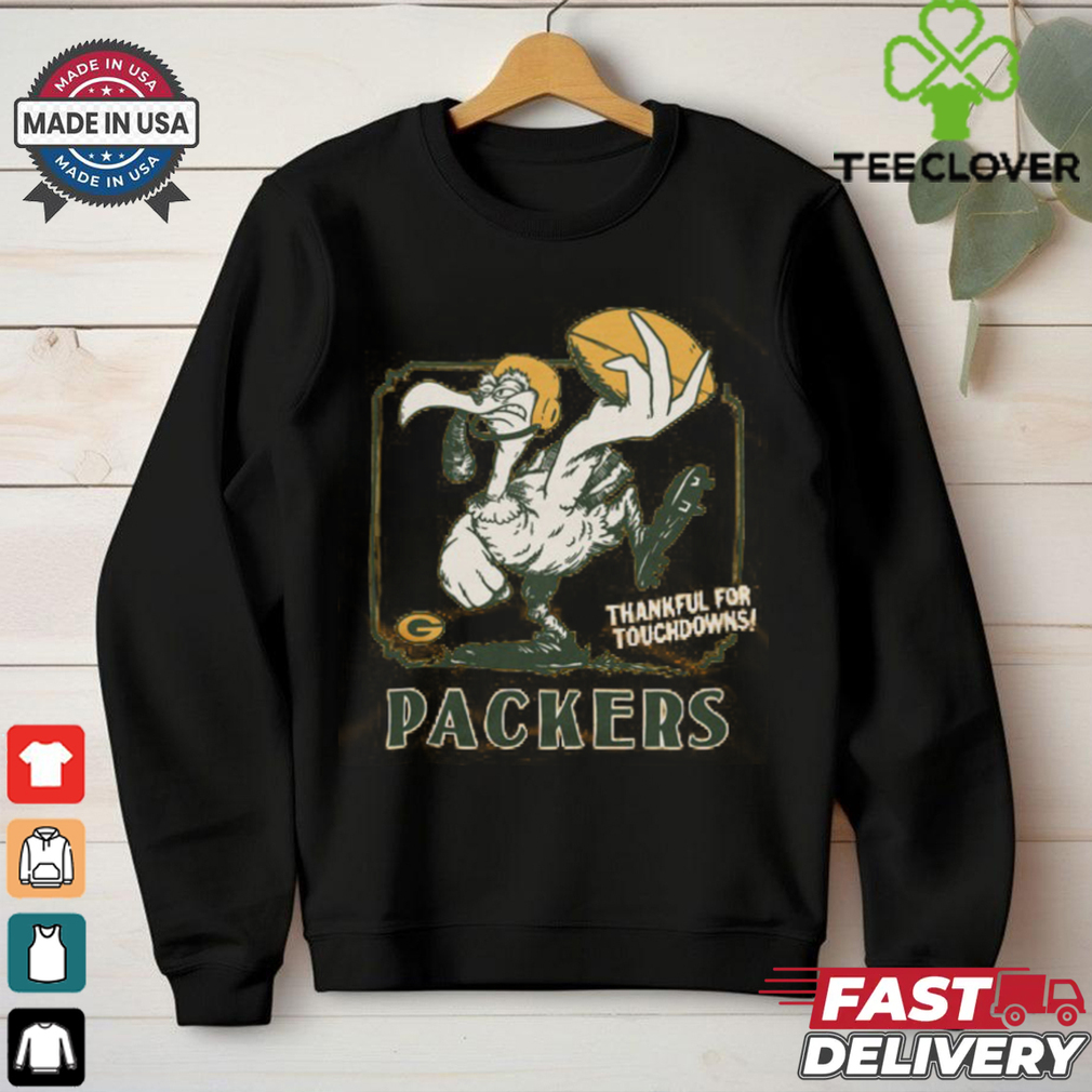 Green Bay Packers Thankful For Touchdowns Shirt Green Bay Packers Thankful For Touchdowns Shirt