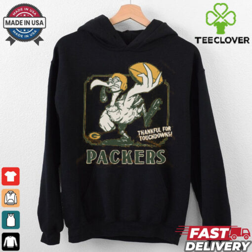 Green Bay Packers Thankful For Touchdowns Shirt
