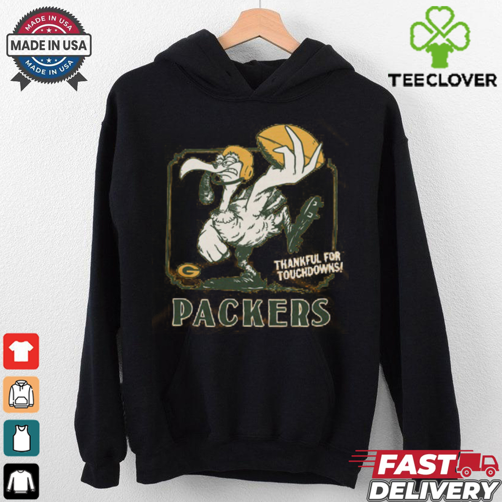 Green Bay Packers Thankful For Touchdowns Shirt Green Bay Packers Thankful For Touchdowns Shirt
