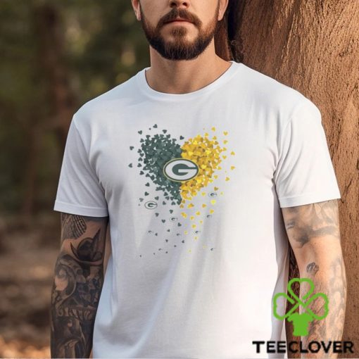 Green Bay Packers Tiny Heart Shape 2023 T Shirt