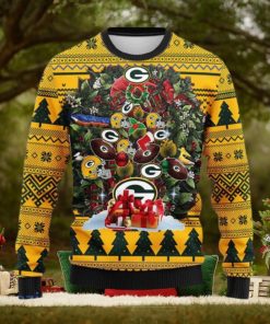 Green Bay Packers Tree Ball Christmas Ugly Sweater
