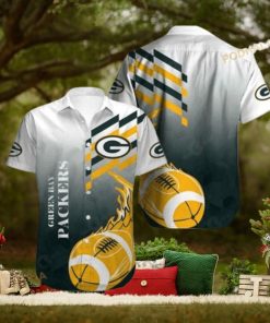 Green Bay Packers Trending Model 5 Packers Hawaiian Shirt
