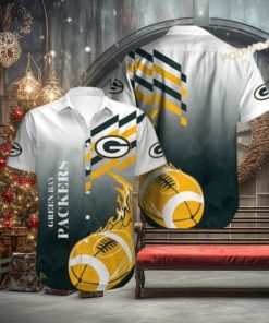 Green Bay Packers Trending Model 5 Packers Hawaiian Shirt