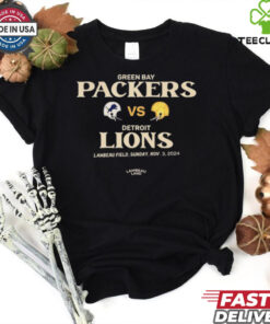 Green Bay Packers Vs Detroit Lions Lambeau Field Sunday Nov 3 2024 t shirt