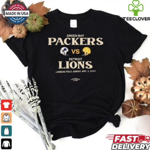 Green Bay Packers Vs Detroit Lions Lambeau Field Sunday Nov 3 2024 t shirt