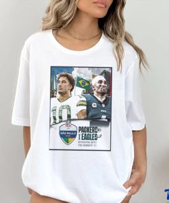 Green Bay Packers Vs Philadel Philadelphia Eagles NFL 2024 Sao Paolo Game Brazil Week 1 Home Decor Poster Shirt