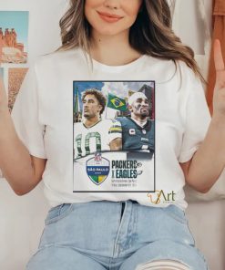 Green Bay Packers Vs Philadel Philadelphia Eagles NFL 2024 Sao Paolo Game Brazil Week 1 Home Decor Poster Shirt