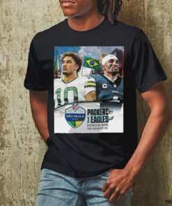 Green Bay Packers Vs Philadelphia Eagles Nfl Game In Sao Paulo, Brazil Sept 6 2024 Shirt