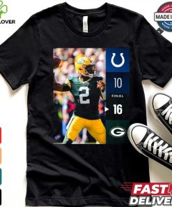 Green Bay Packers Win 16 10 Indianapolis Colts 2024 NFL Week 2 Final Score Shirt