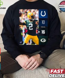 Green Bay Packers Win 16 10 Indianapolis Colts 2024 NFL Week 2 Final Score Shirt