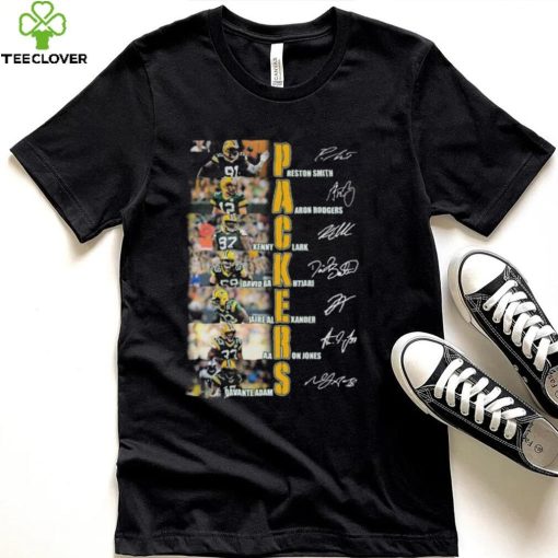 Green Bay Packers all team player signatures 2022 shirt