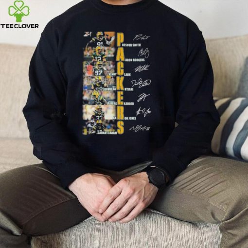 Green Bay Packers all team player signatures 2022 hoodie, sweater, longsleeve, shirt v-neck, t-shirt