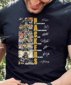 Green Bay Packers all team player signatures 2022 shirt