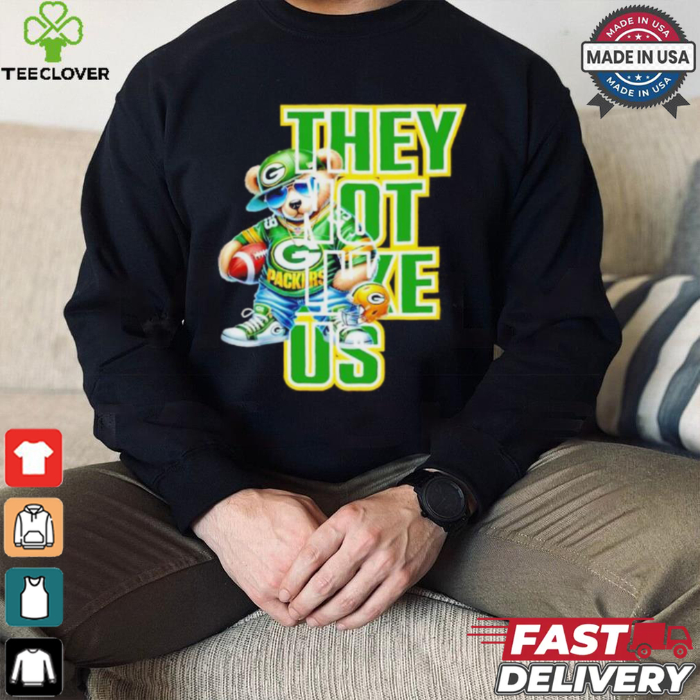 Green Bay Packers bear they not like us shirt Green Bay Packers bear they not like us shirt