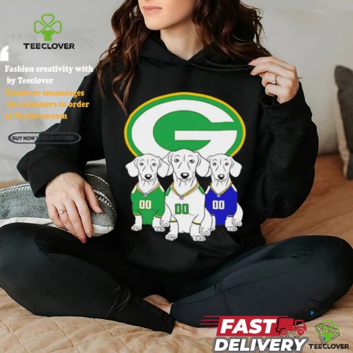 Green Bay Packers dachshund dogs hoodie, sweater, longsleeve, shirt v-neck, t-shirt