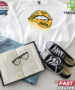 Green Bay Packers lip shirt