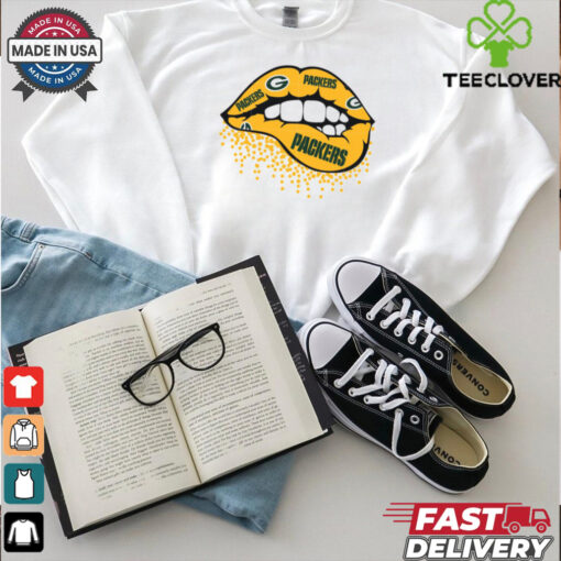 Green Bay Packers lip shirt