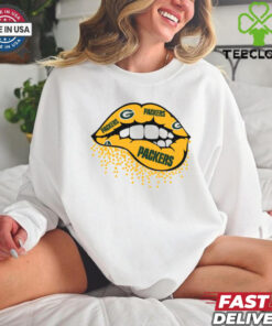 Green Bay Packers lip shirt
