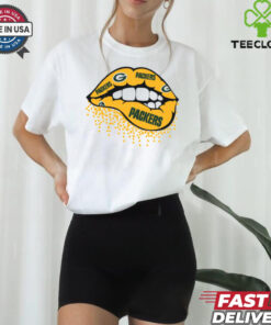 Green Bay Packers lip shirt