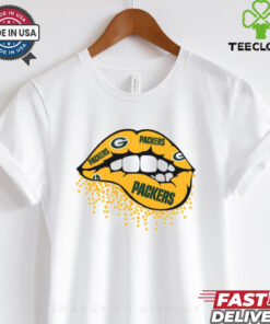Green Bay Packers lip shirt