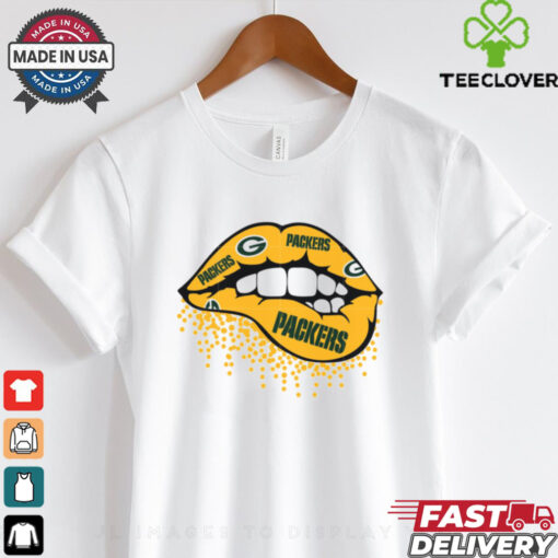 Green Bay Packers lip shirt
