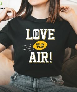Green Bay Packers love is in the air shirt