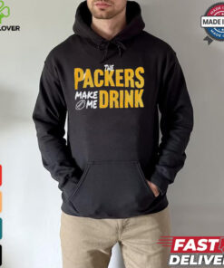 Green Bay Packers make me drink shirt 1 Green Bay Packers make me drink shirt