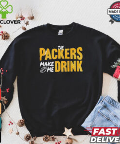 Green Bay Packers make me drink shirt 3 Green Bay Packers make me drink shirt