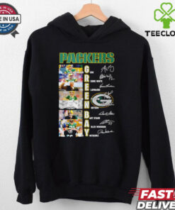 Green Bay Packers player name and signature shirt