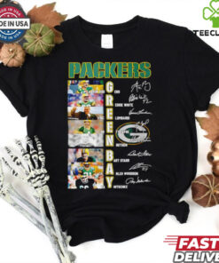 Green Bay Packers player name and signature shirt