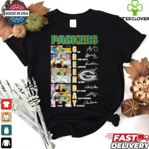 Green Bay Packers player name and signature shirt