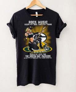 Green Bay Packers rock music keep my soul forever young shirt