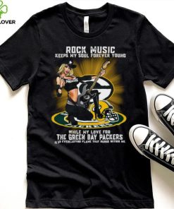 Green Bay Packers rock music keep my soul forever young hoodie, sweater, longsleeve, shirt v-neck, t-shirt