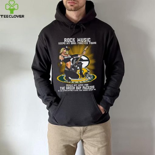 Green Bay Packers rock music keep my soul forever young hoodie, sweater, longsleeve, shirt v-neck, t-shirt