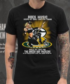 Green Bay Packers rock music keep my soul forever young hoodie, sweater, longsleeve, shirt v-neck, t-shirt