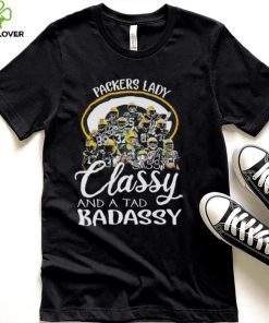 Green Bay Packers sassy classy and a tad badassy signatures 2022 shirt