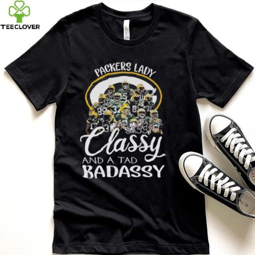 Green Bay Packers sassy classy and a tad badassy signatures 2022 shirt