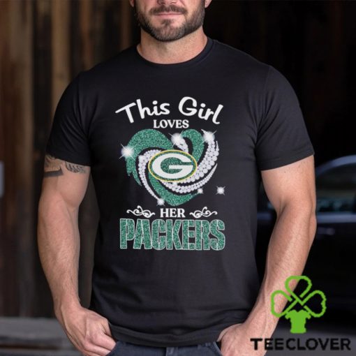 Green Bay Packers this girl loves football hoodie, sweater, longsleeve, shirt v-neck, t-shirt