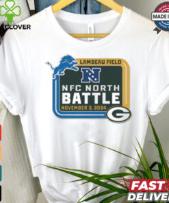 Green Bay Packers vs Detrois Lions Lambeau Field NFC North Battle November 3 2024 Matchup Shirt
