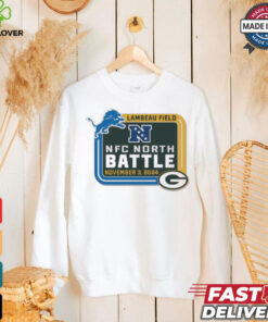 Green Bay Packers vs Detrois Lions Lambeau Field NFC North Battle November 3 2024 Matchup Shirt