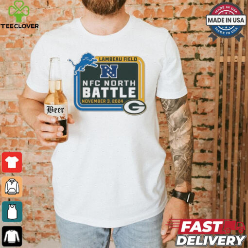 Green Bay Packers vs Detrois Lions Lambeau Field NFC North Battle November 3 2024 Matchup Shirt