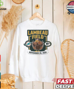 Green Bay Packers vs Miami Dolphins Lambeau Field November 28 2024 Matchup Shirt