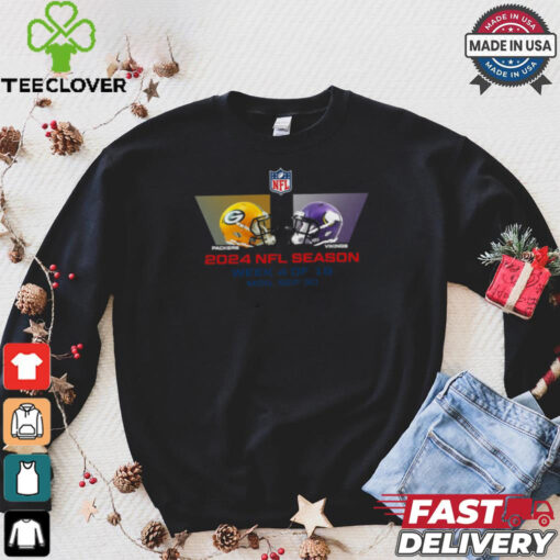 Green Bay Packers vs Minnesota Vikings NFL season week 4 2024 shirt