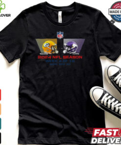 Green Bay Packers vs Minnesota Vikings NFL season week 4 2024 shirt