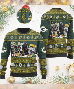 Green Bay PackersI Star Wars Ugly Christmas Sweater Sweatshirt Holiday Party 2021 Plus Size Darth Vader Boba Fett Stormtrooper