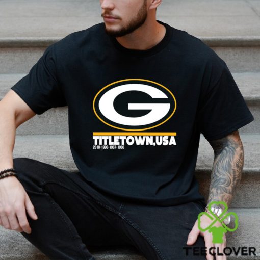 Green Bay packers titletown USA logo shirt